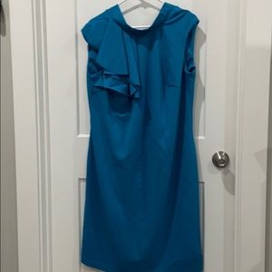 Dress with flare in the front